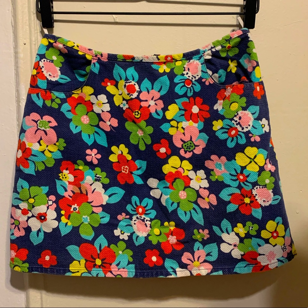 United Colors of Benetton Vintage Floral Miniskirt